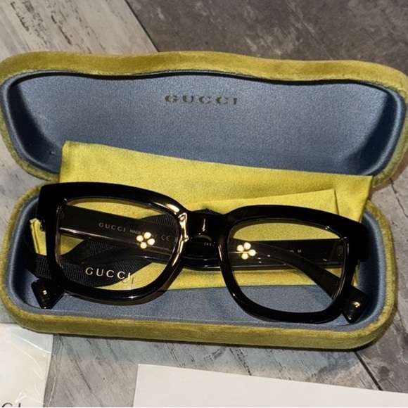 Gucci GG11380 Black Glasses Full Inclusion - NWT - Picture 1 of 6